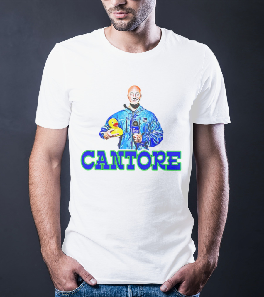 CANTORE The Weather Channel Rubber Duck Storm Tracker T-Shirt