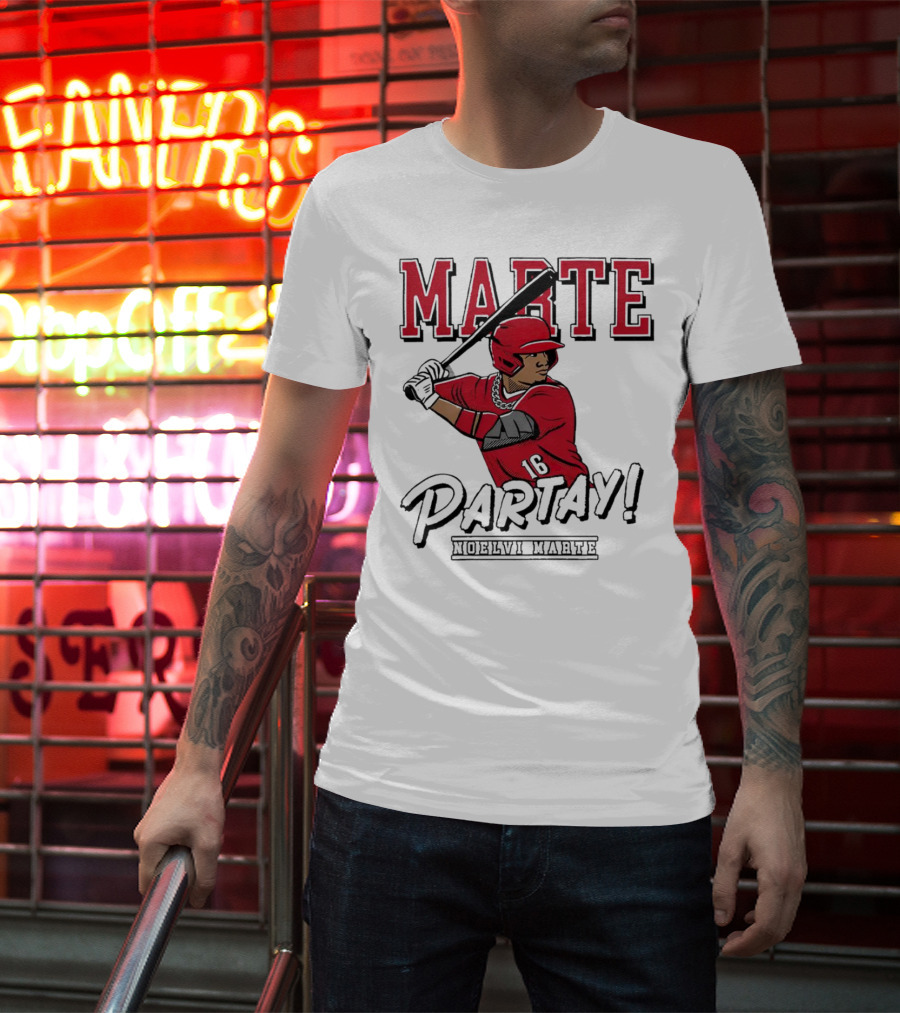 Marte Partay Noelvi Marte Cincinnati Reds Mlbpa T-Shirt