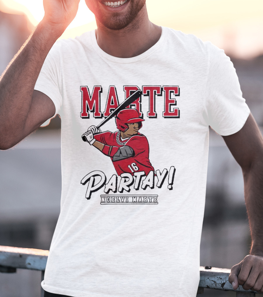 Marte Partay Noelvi Marte Cincinnati Reds Mlbpa T-Shirt