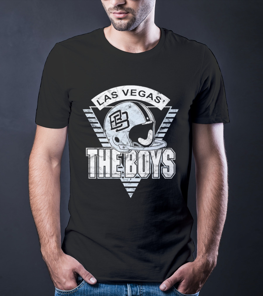 Las Vegas The Boys Football Helmet T-Shirt
