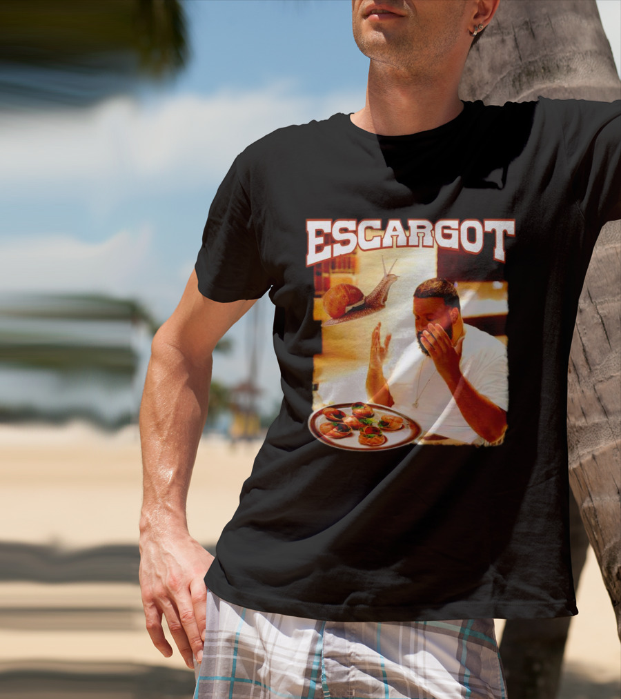 Escargot DJ Khaled With Snail And Gourmet Dish T-Shirt