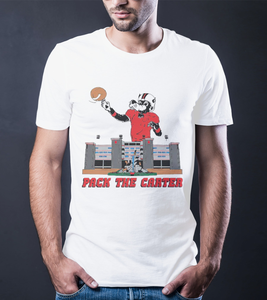 Pack The Carter NC State Wolfpack Football Stadium T-Shirt
