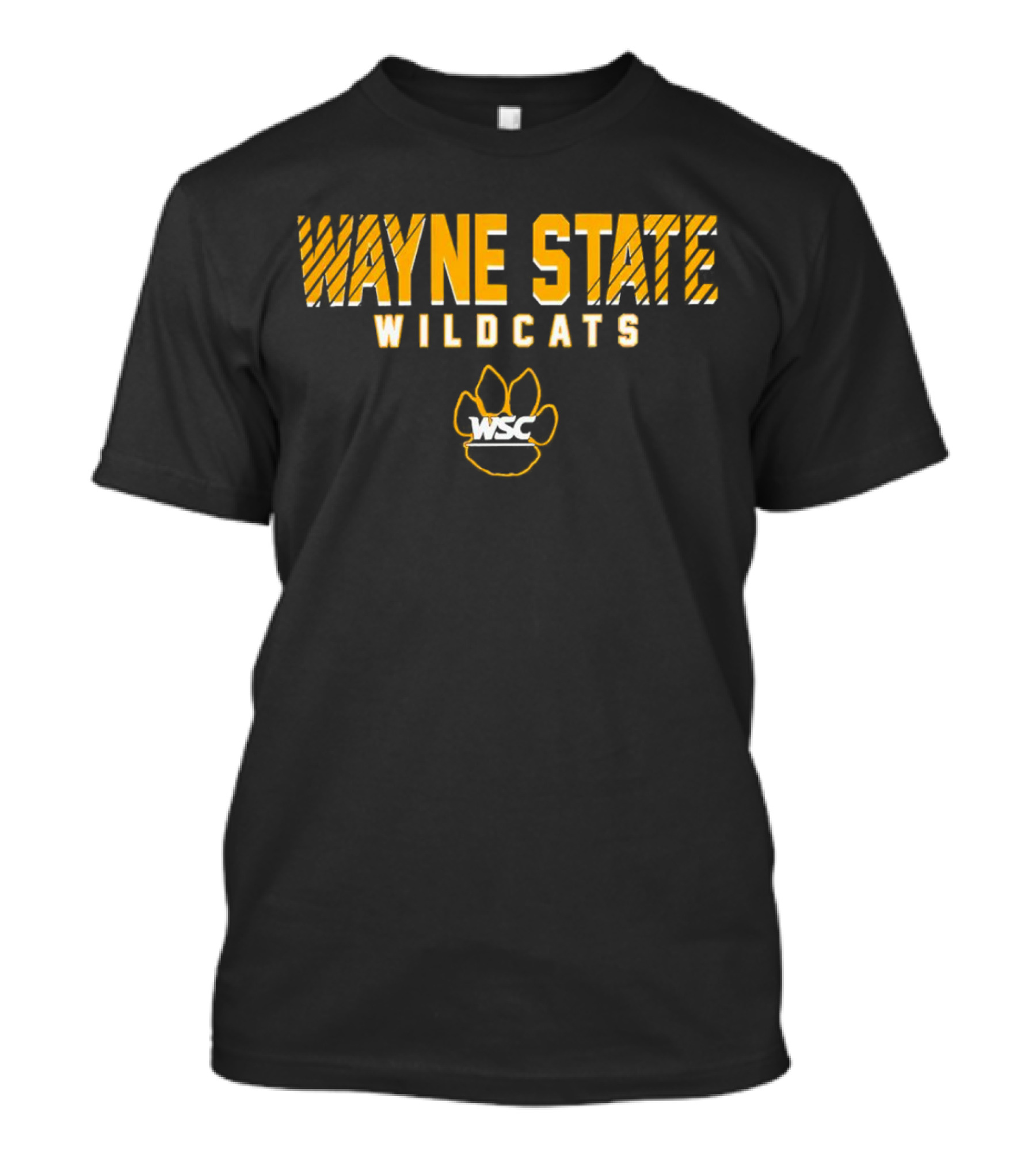 Wayne State Wildcats WSC Paw Prints T-Shirt