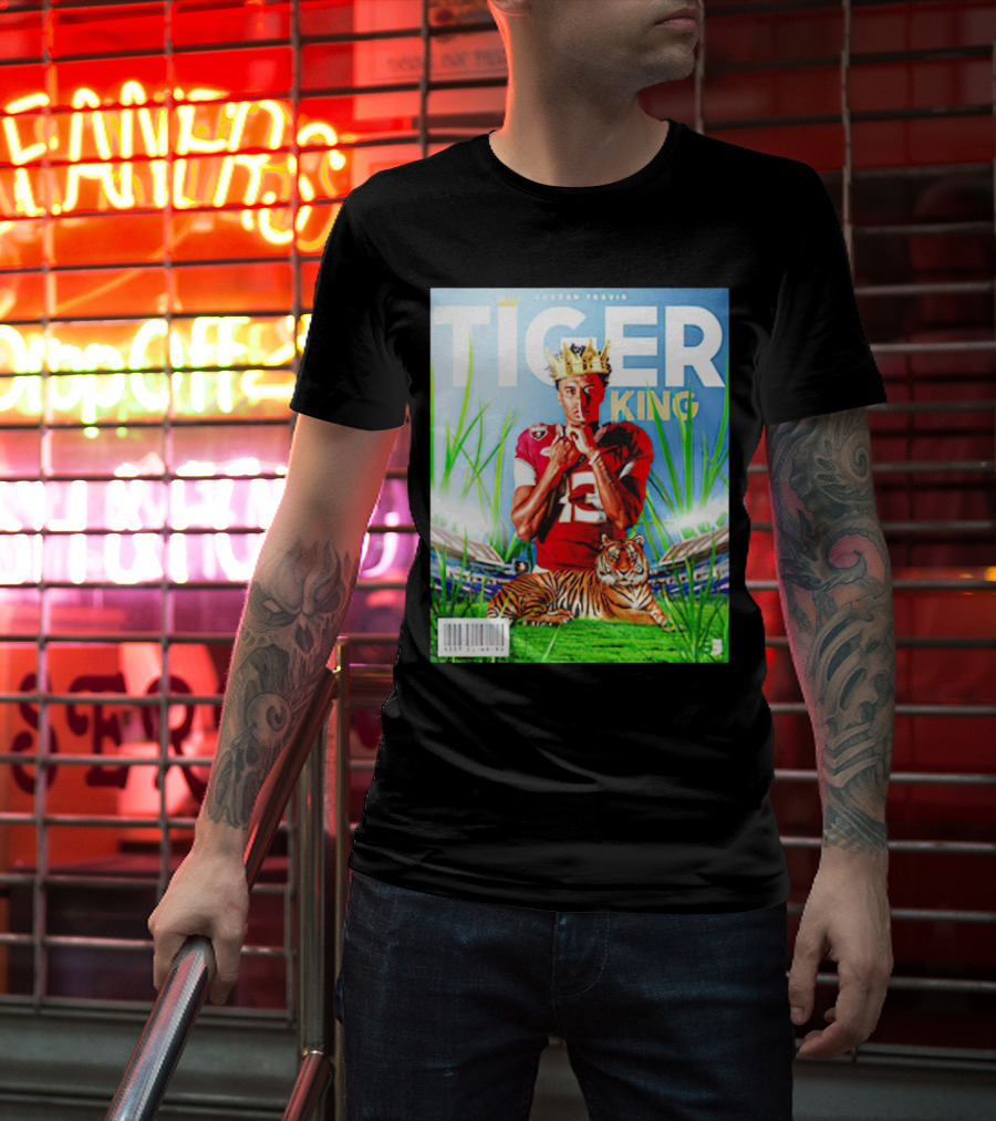 Jordan Travis Tiger King Florida State Seminoles Football Magazine Cover T-Shirt