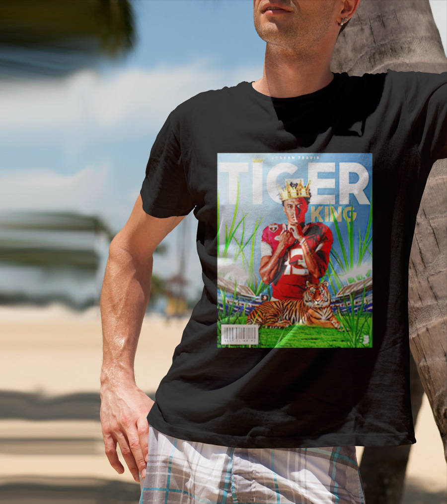 Jordan Travis Tiger King Florida State Seminoles Football Magazine Cover T-Shirt