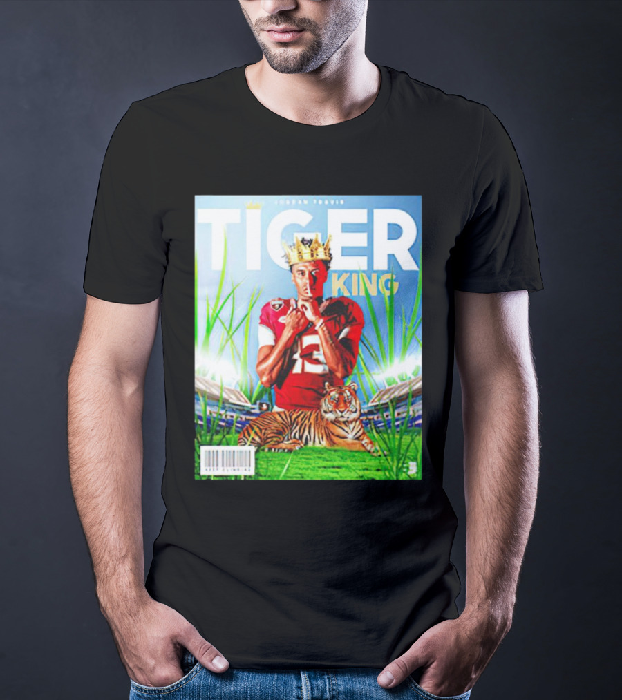 Jordan Travis Tiger King Florida State Seminoles Football Magazine Cover T-Shirt