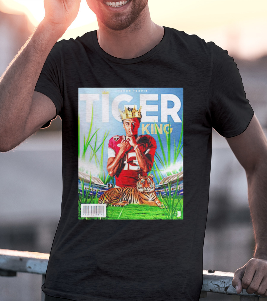 Jordan Travis Tiger King Florida State Seminoles Football Magazine Cover T-Shirt