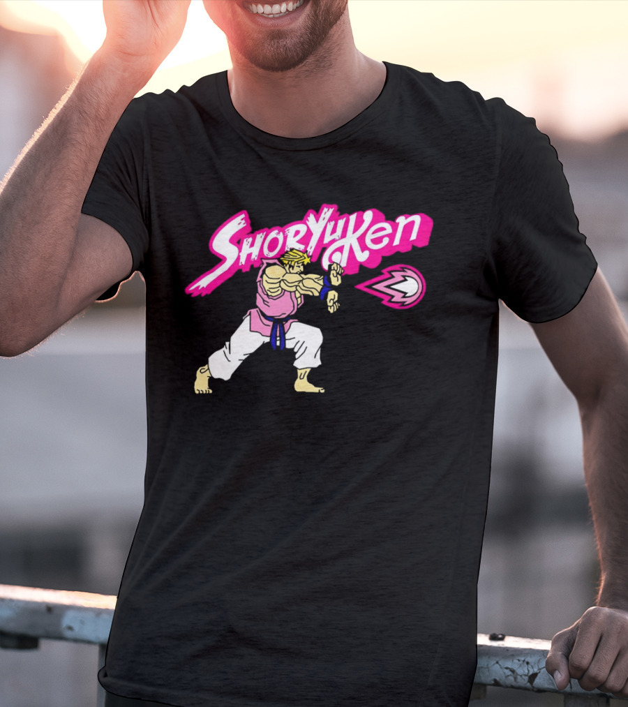 Shoryuken Ken Masters Ken Carson Retro Fighter Action T-Shirt