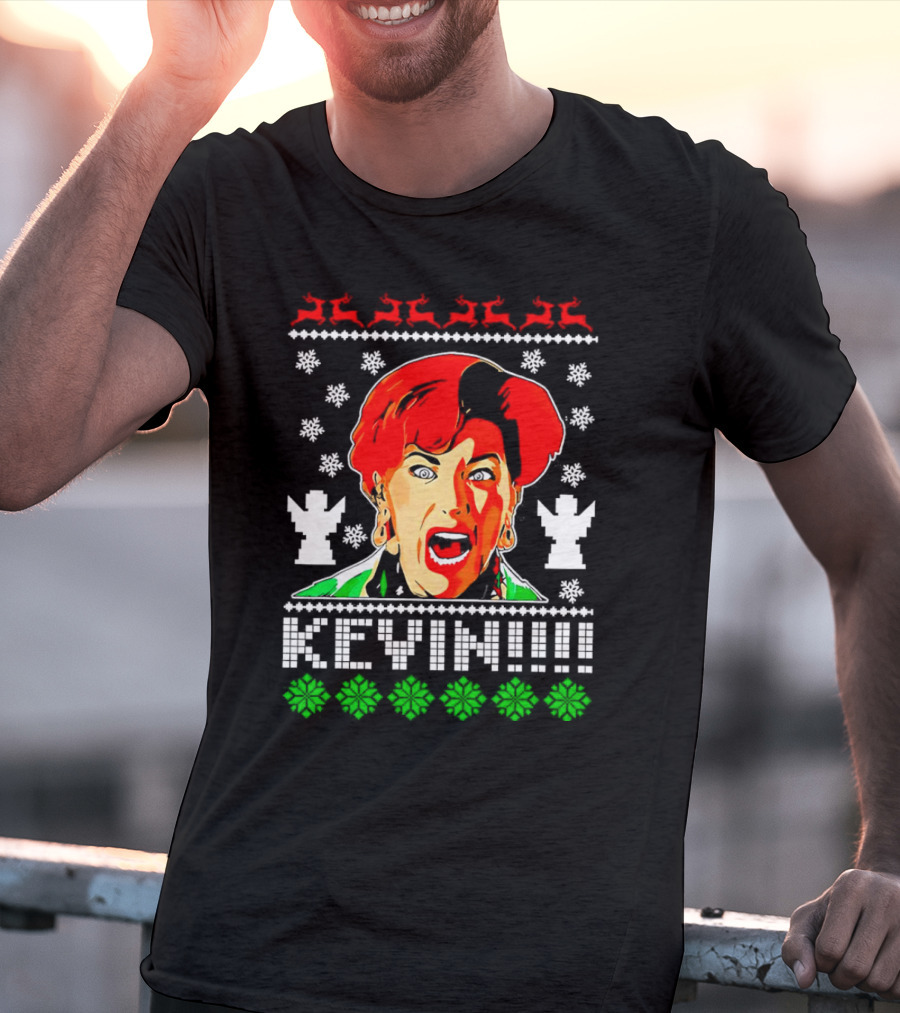 Kate McCallister Kevin Christmas Sweater Style Iconic Scream Holiday T-Shirt