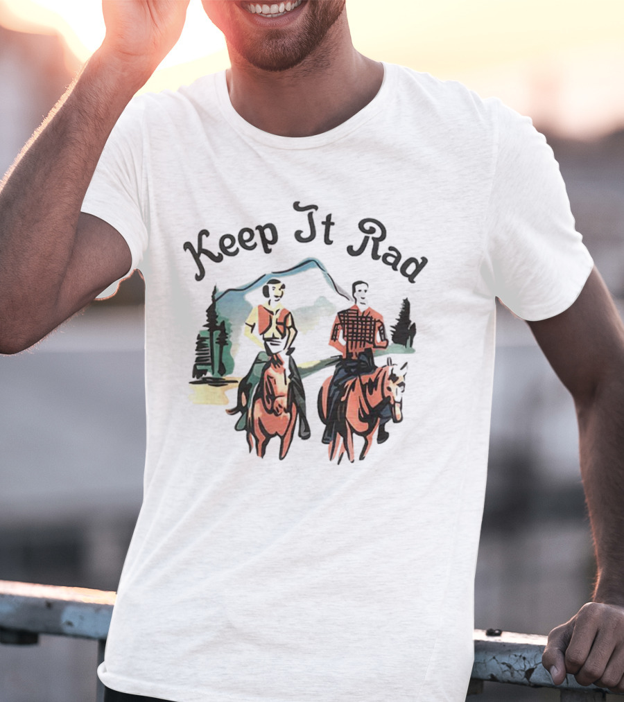 Keep It Rad Cowboy Riders T-Shirt