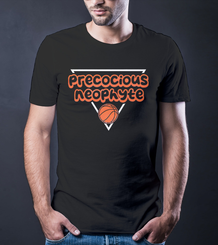Precocious Neophyte Basketball Triangle Emblem T-Shirt