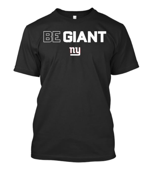 Be Giant Ny New York Giants Art Stapleton T-Shirt