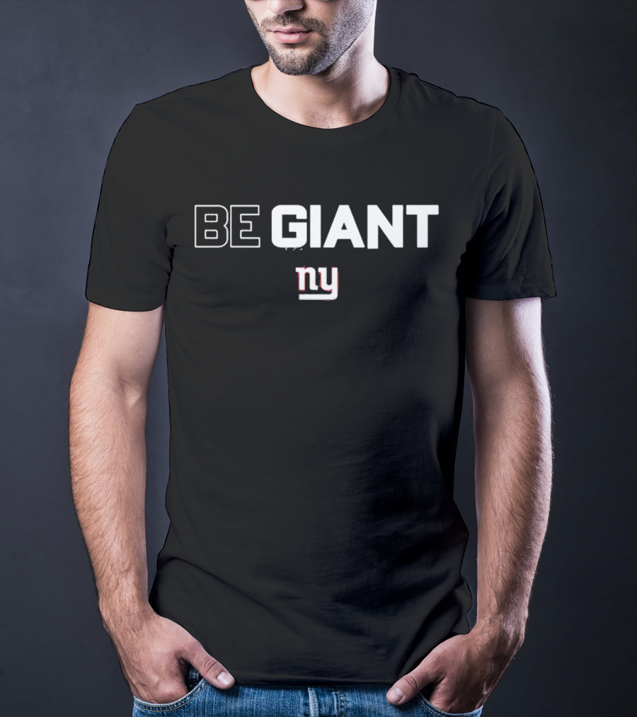 Be Giant Ny New York Giants Art Stapleton T-Shirt