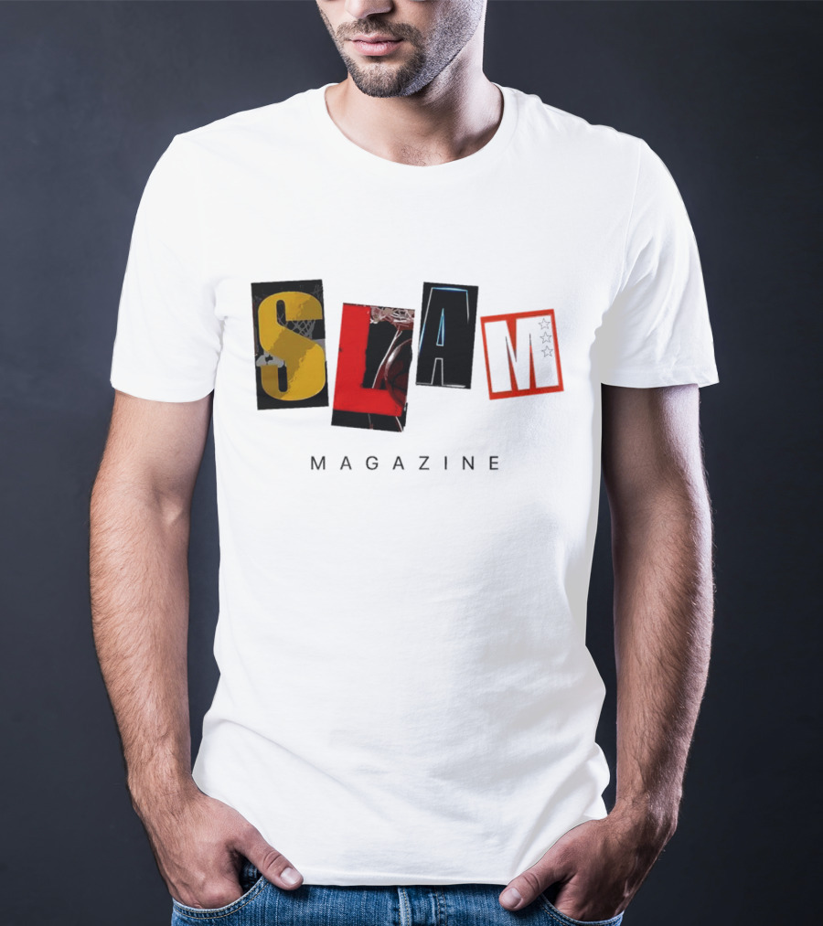 SLAM Mag Cut-Out Basketball Fashion Magazine T-Shirt