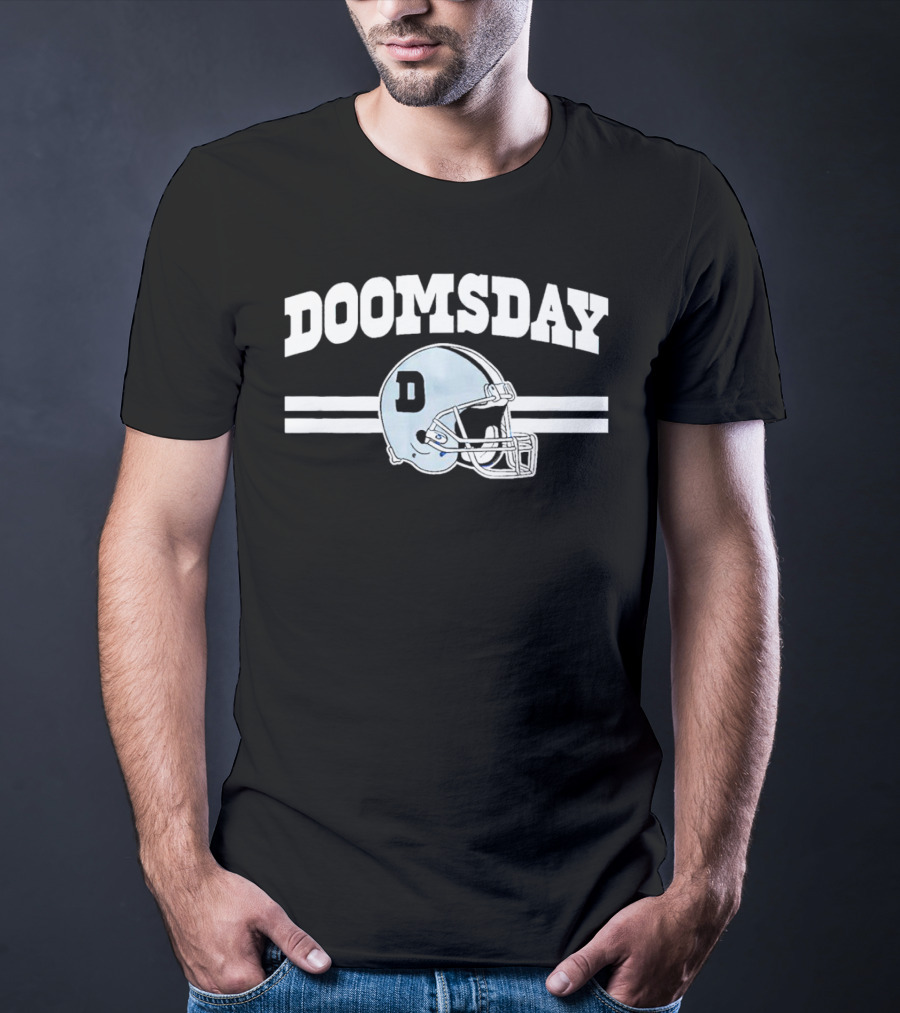 Doomsday Big D Dallas Cowboys Football Helmet T-Shirt