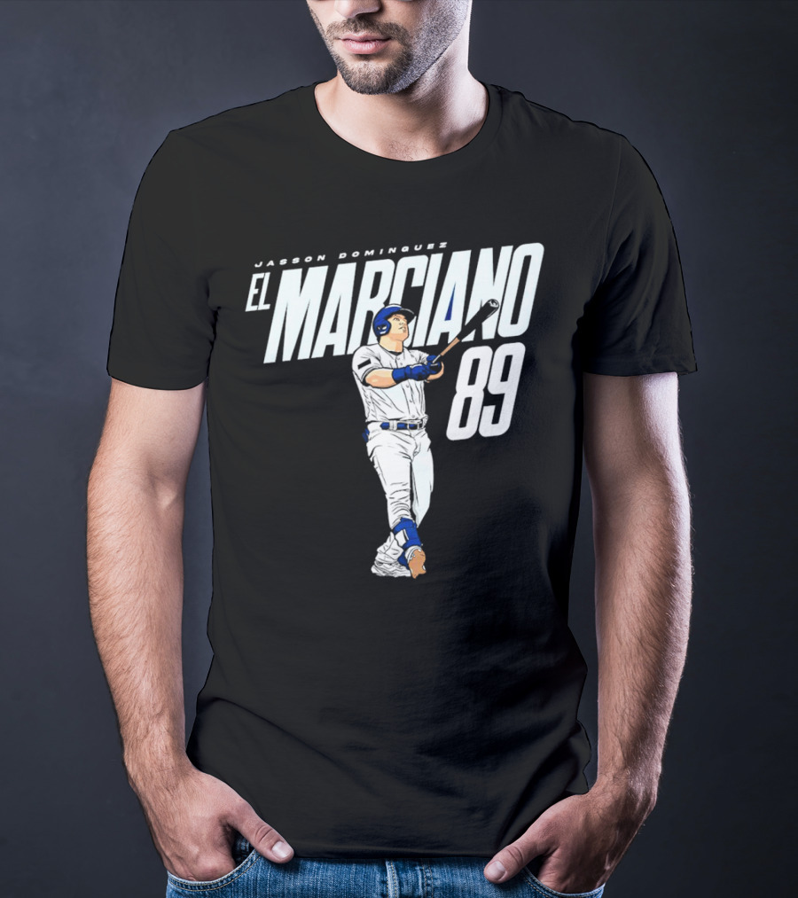Jasson Domínguez El Marciano 89 New York Yankees Baseball Player T-Shirt
