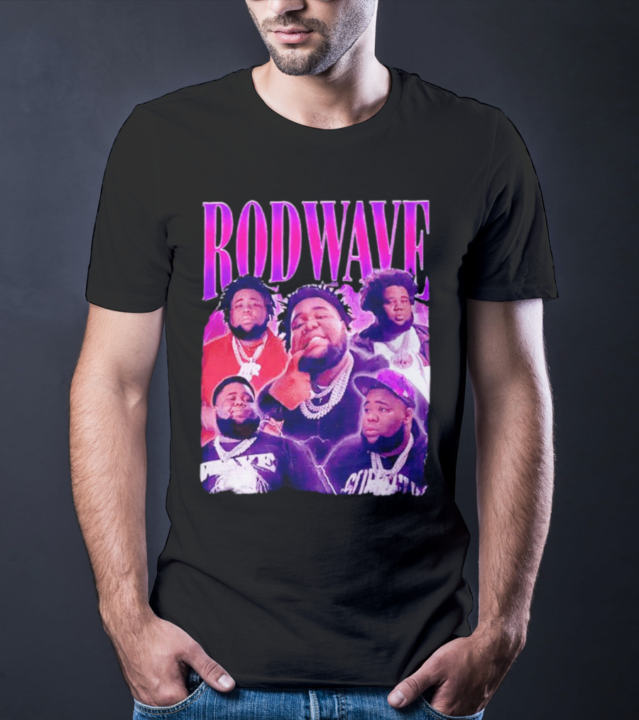 Rod Wave Beautiful Mind Vintage Collage T-Shirt