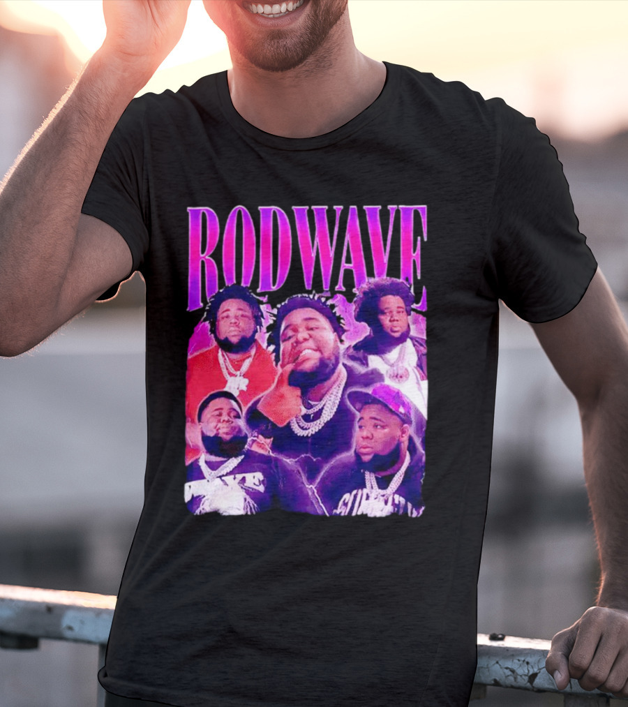 Rod Wave Beautiful Mind Vintage Collage T-Shirt
