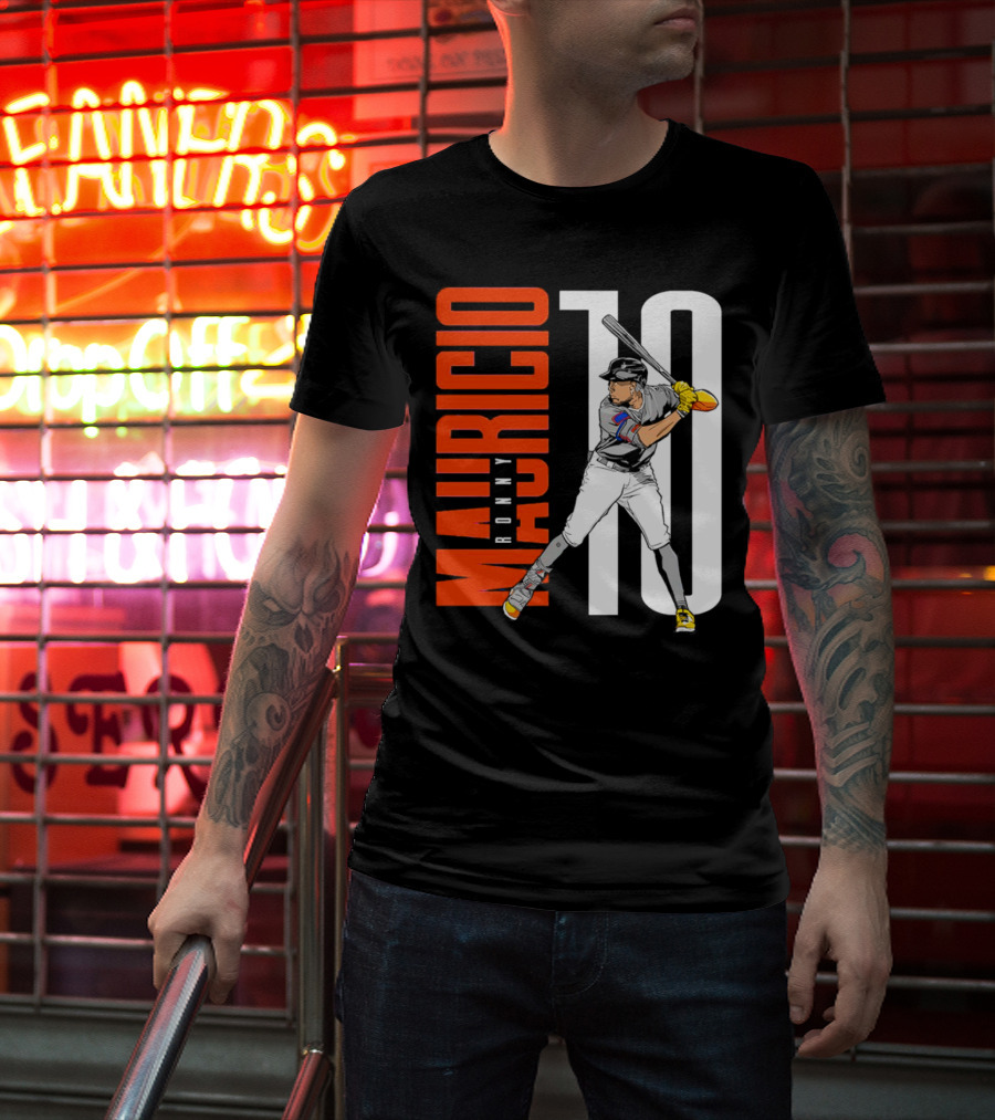 Ronny Mauricio 10 New York Mets Baseball Player T-Shirt