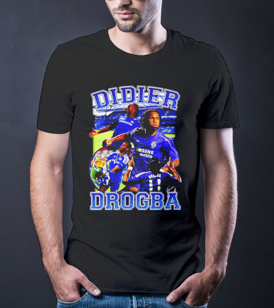 Didier Drogba Chelsea Samsung Mobile Victory T-Shirt