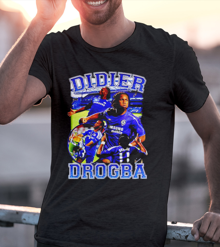 Didier Drogba Chelsea Samsung Mobile Victory T-Shirt