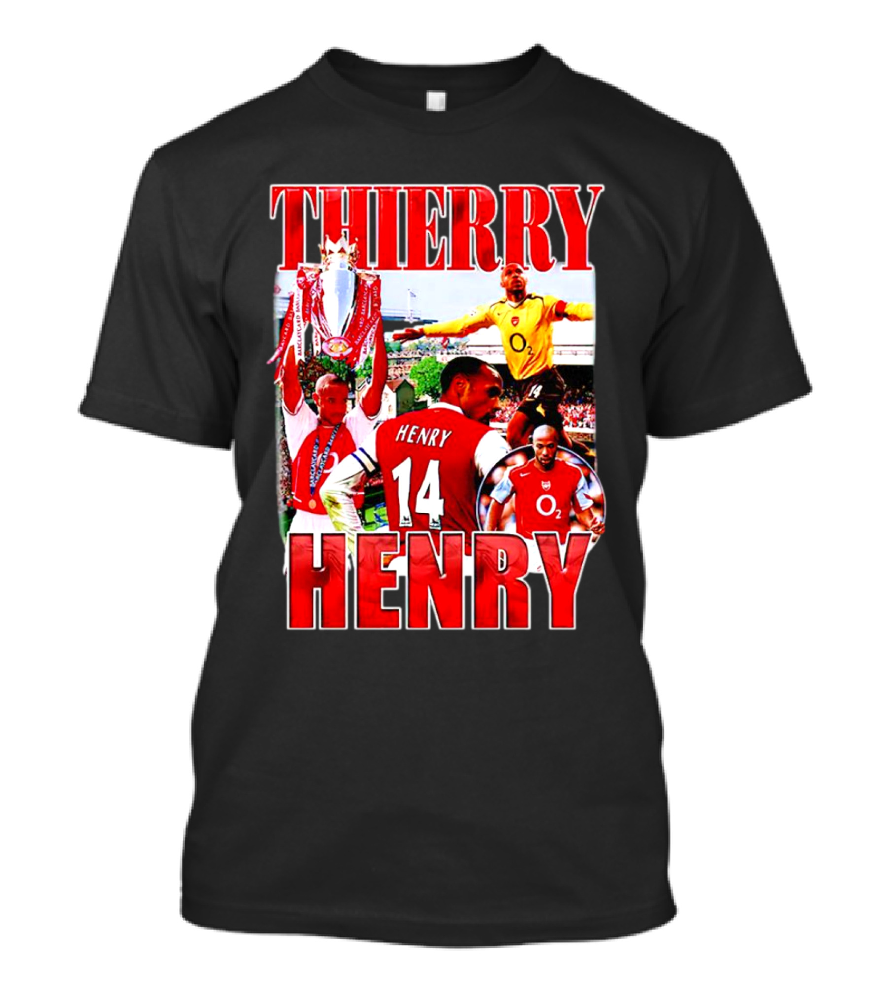 Thierry Henry Arsenal 14 Legend Iconic Moments T-Shirt