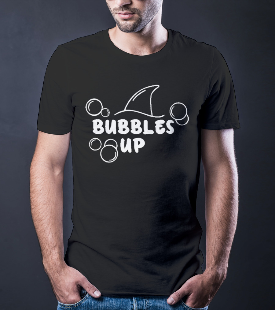 Bubbles Up Shark Fin Jimmy Buffett T-Shirt