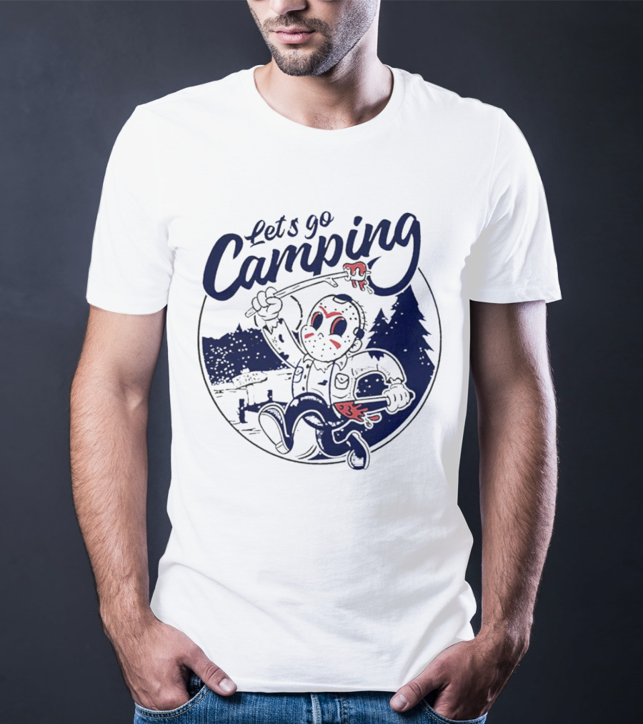 Let's Go Camping With Jason Voorhees Halloween T-Shirt