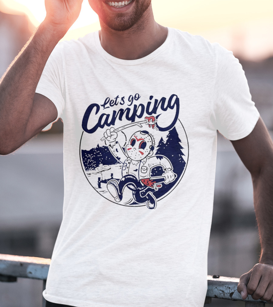 Let's Go Camping With Jason Voorhees Halloween T-Shirt