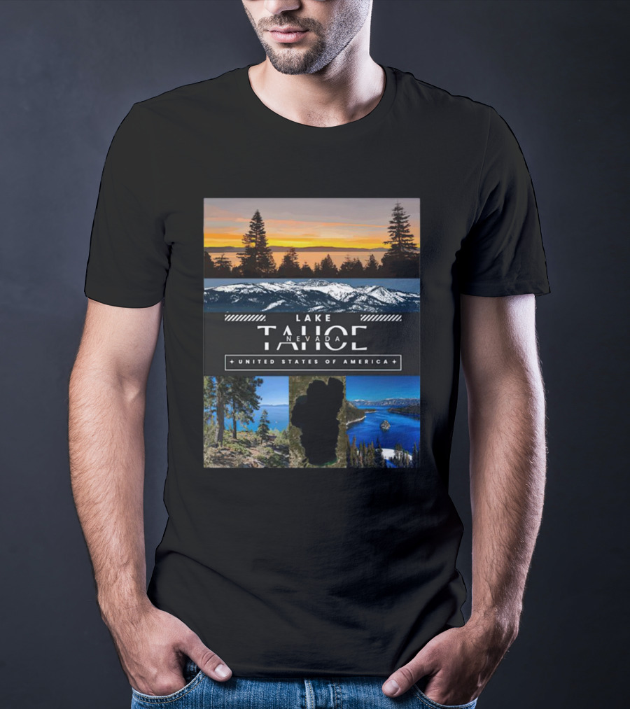Lake Tahoe Nevada Scenic Views United States Of America T-Shirt