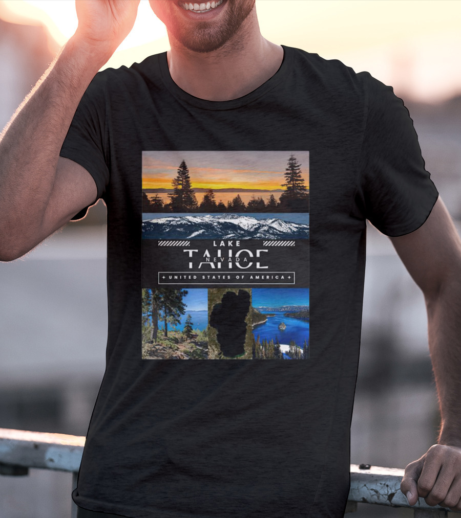 Lake Tahoe Nevada Scenic Views United States Of America T-Shirt