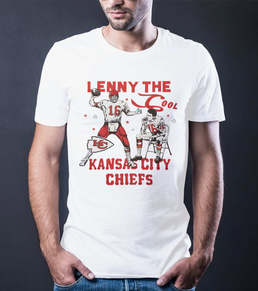 Lenny The Cool Len Dawson Kansas City Chiefs 16 T-Shirt