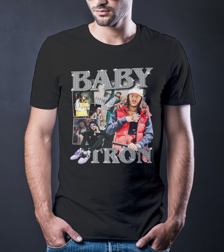Babytron Hip Hop Style Collage Pullover Aesthetic T-Shirt