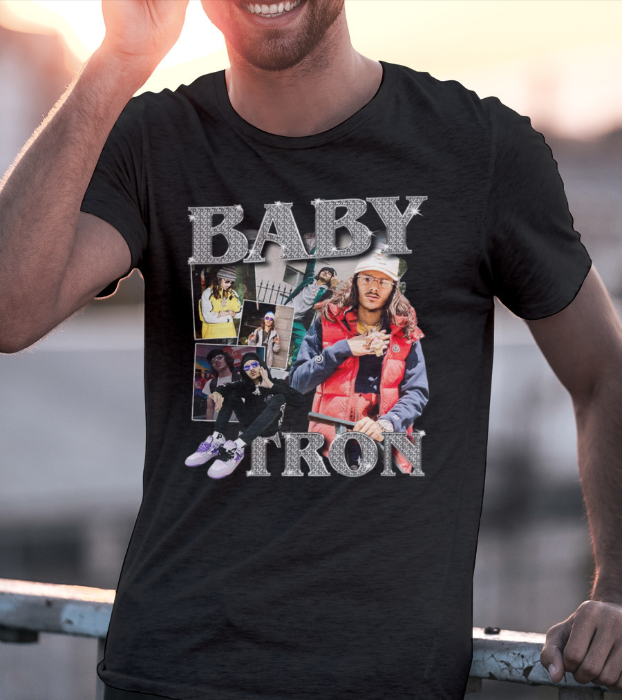 Babytron Hip Hop Style Collage Pullover Aesthetic T-Shirt