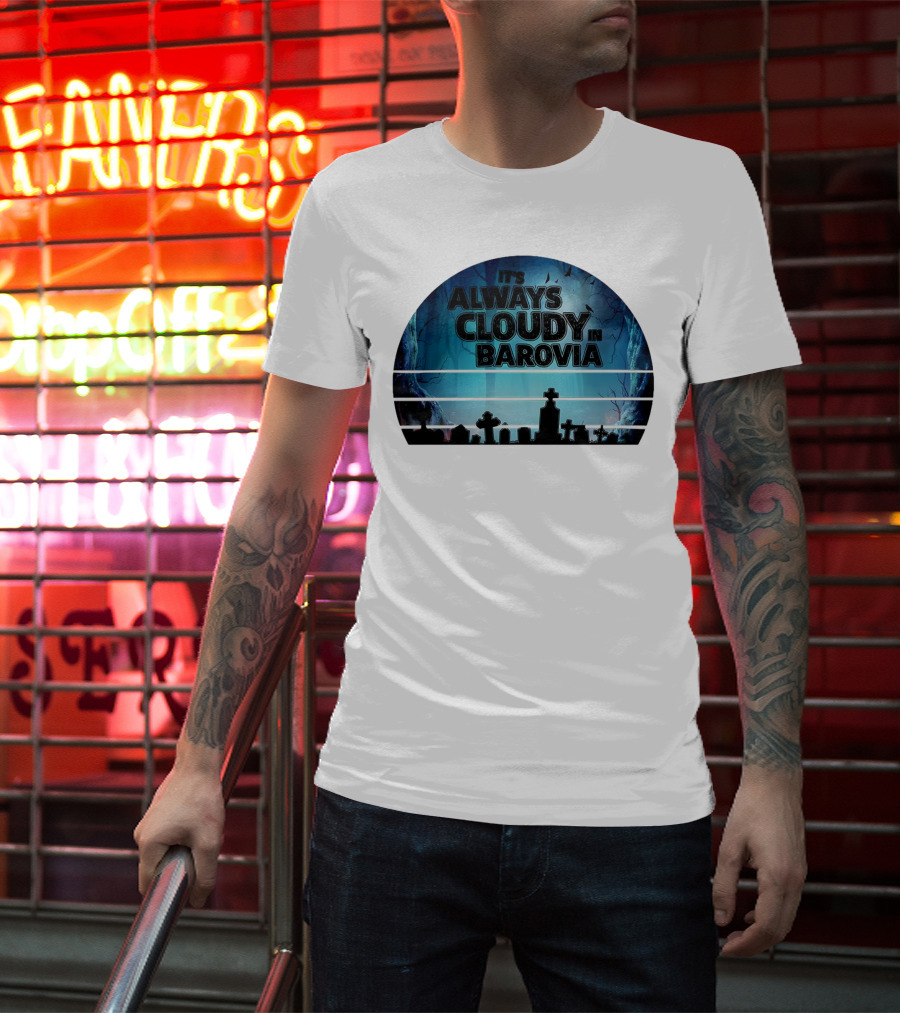 It's Always Cloudy In Barovia Graveyard Scene T-Shirt