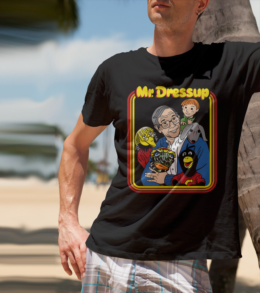Mr. Dressup With Friends And Puppets Illustration CBC Collaboration T-Shirt