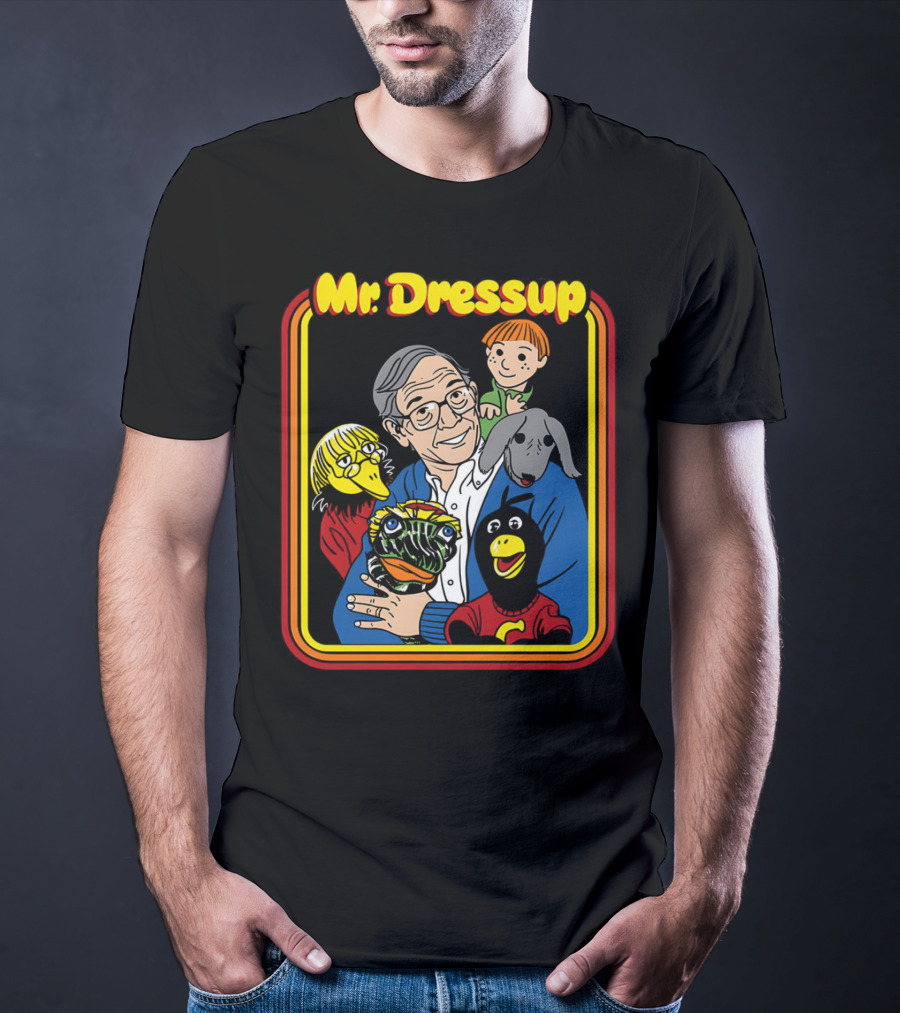 Mr. Dressup With Friends And Puppets Illustration CBC Collaboration T-Shirt