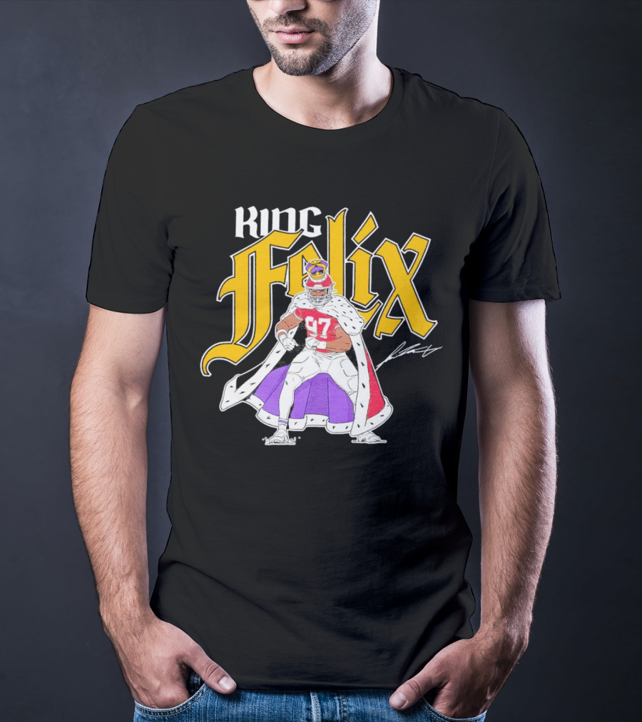 King Felix Anudike-Uzomah Kansas City Chiefs 97 Player T-Shirt