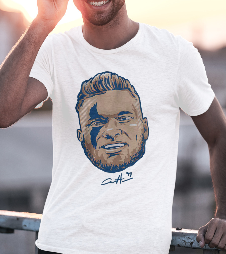 Aidan Hutchinson Swag Head Detroit Lions Signature T-Shirt