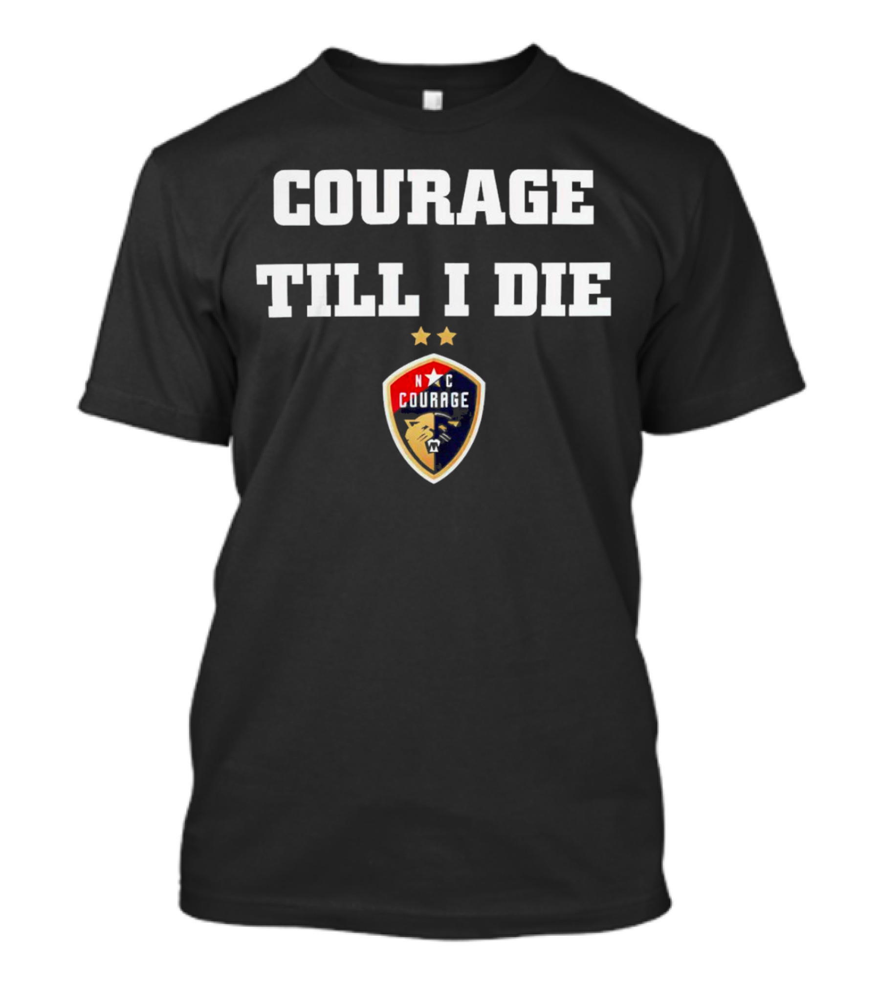 North Carolina Courage Till I Die NC Courage Soccer Emblem T-Shirt