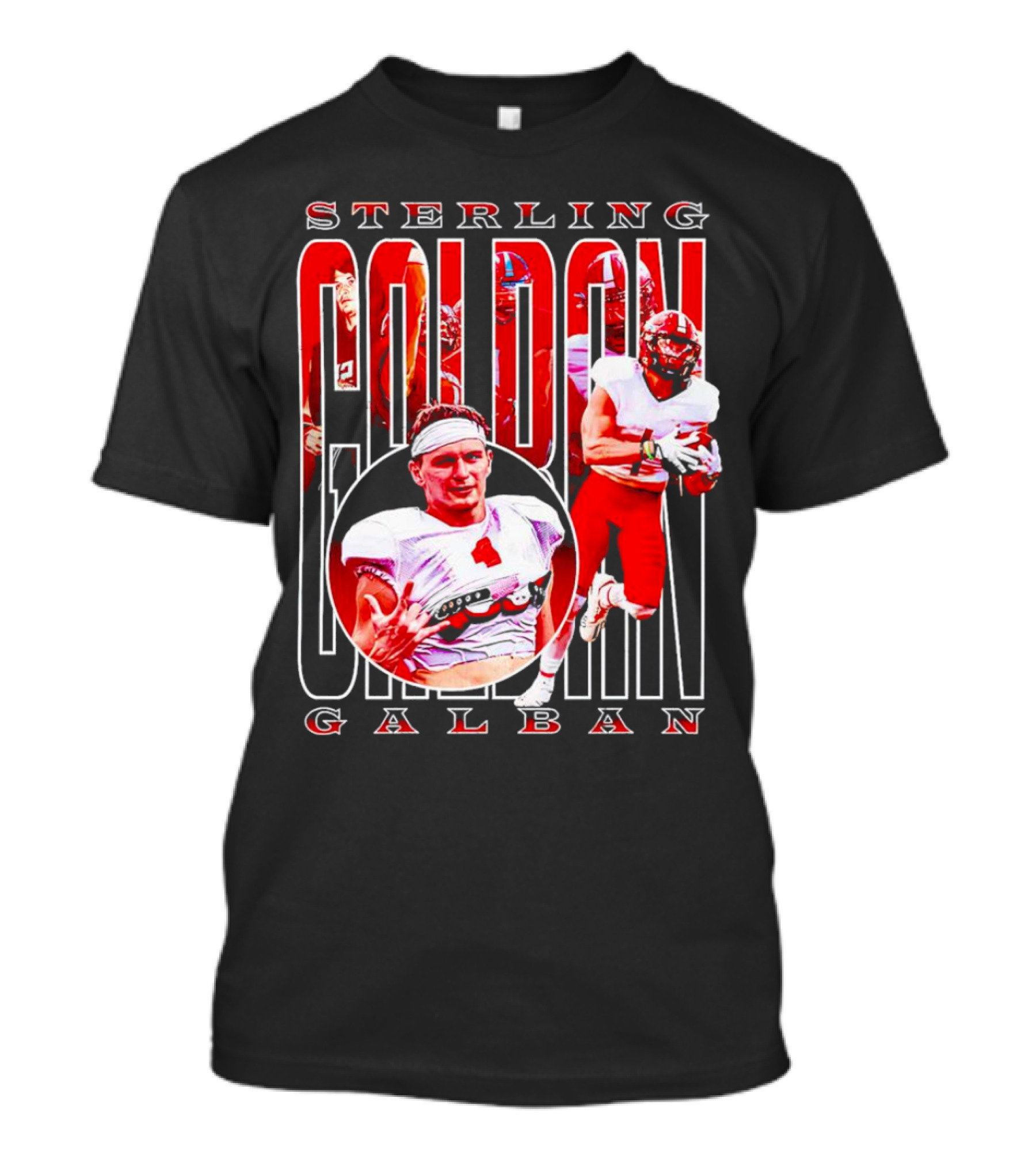 Sterling Galban Jacksonville State Gamecocks Football Star Receiver T-Shirt