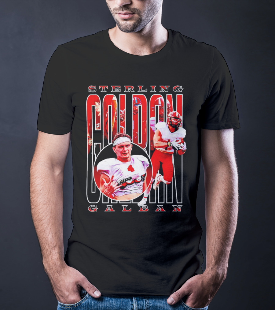 Sterling Galban Jacksonville State Gamecocks Football Star Receiver T-Shirt