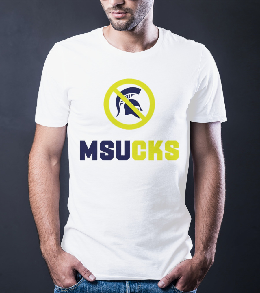 MSU Spartans MSUCKS Rivalry Ban T-Shirt