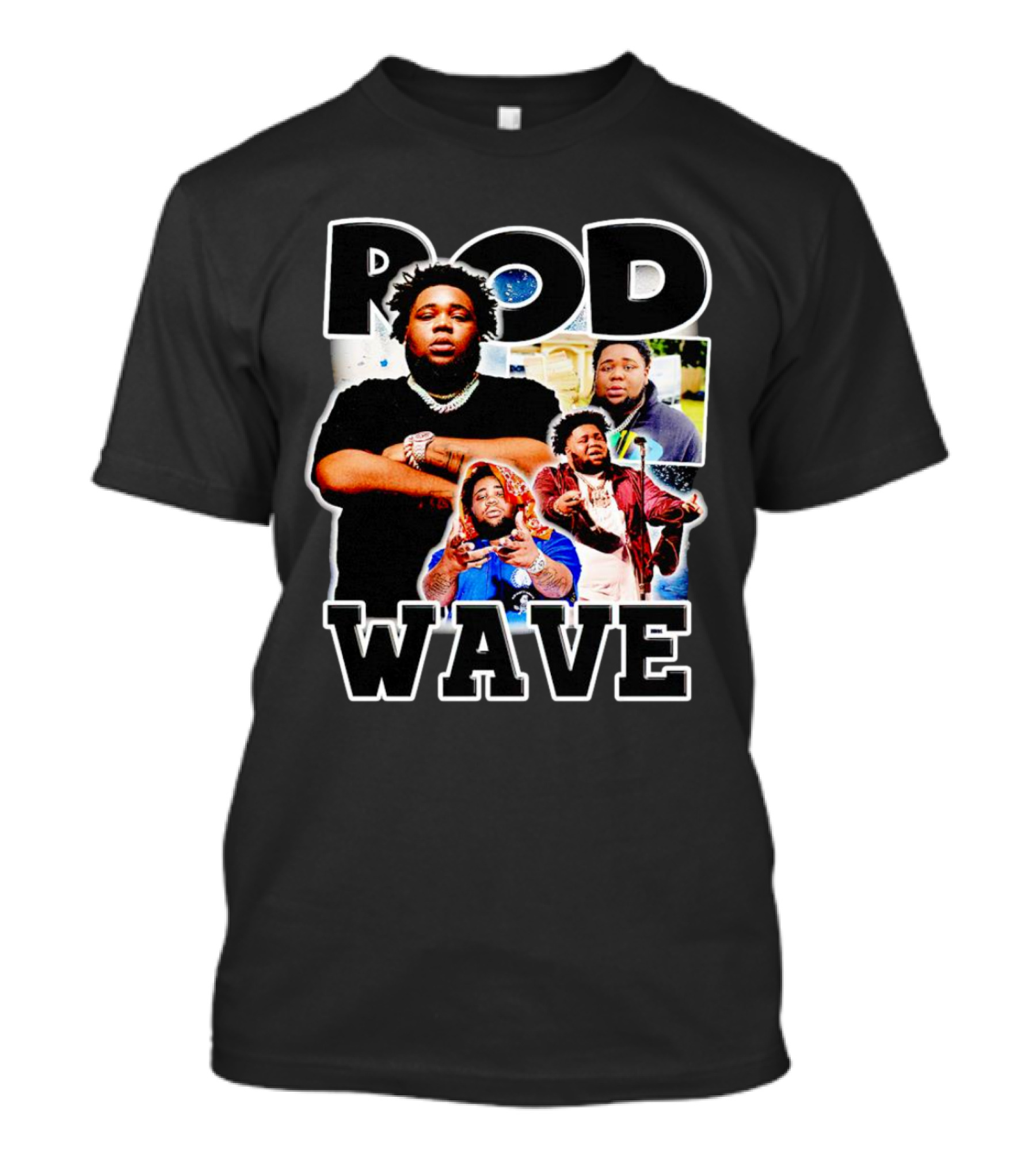 Rod Wave Vintage Collage Hip Hop T-Shirt