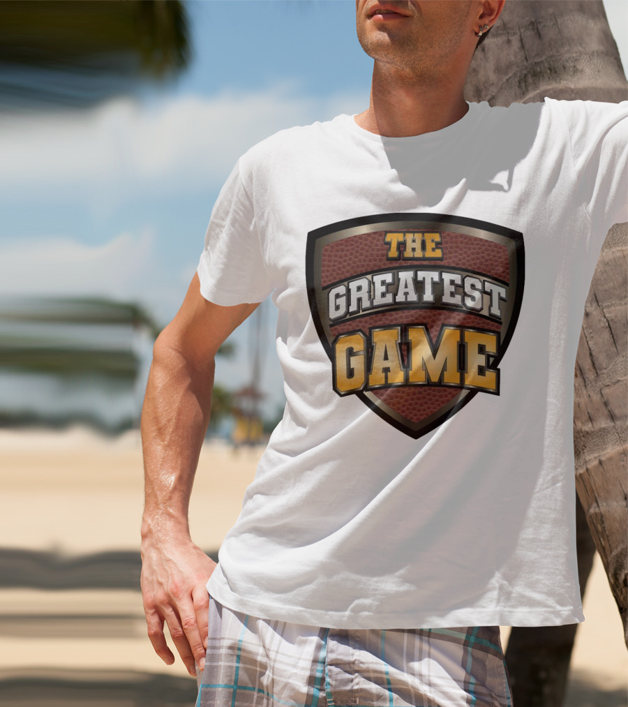 The Greatest Game Basketball Shield T-Shirt