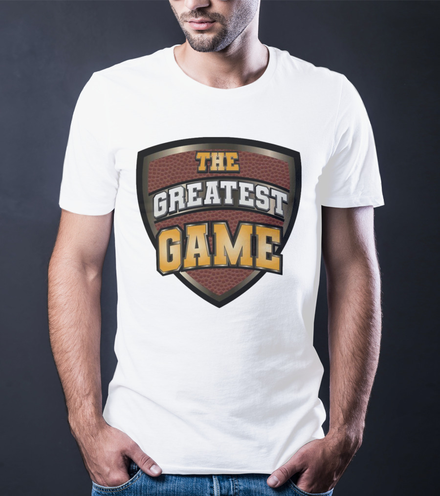 The Greatest Game Basketball Shield T-Shirt