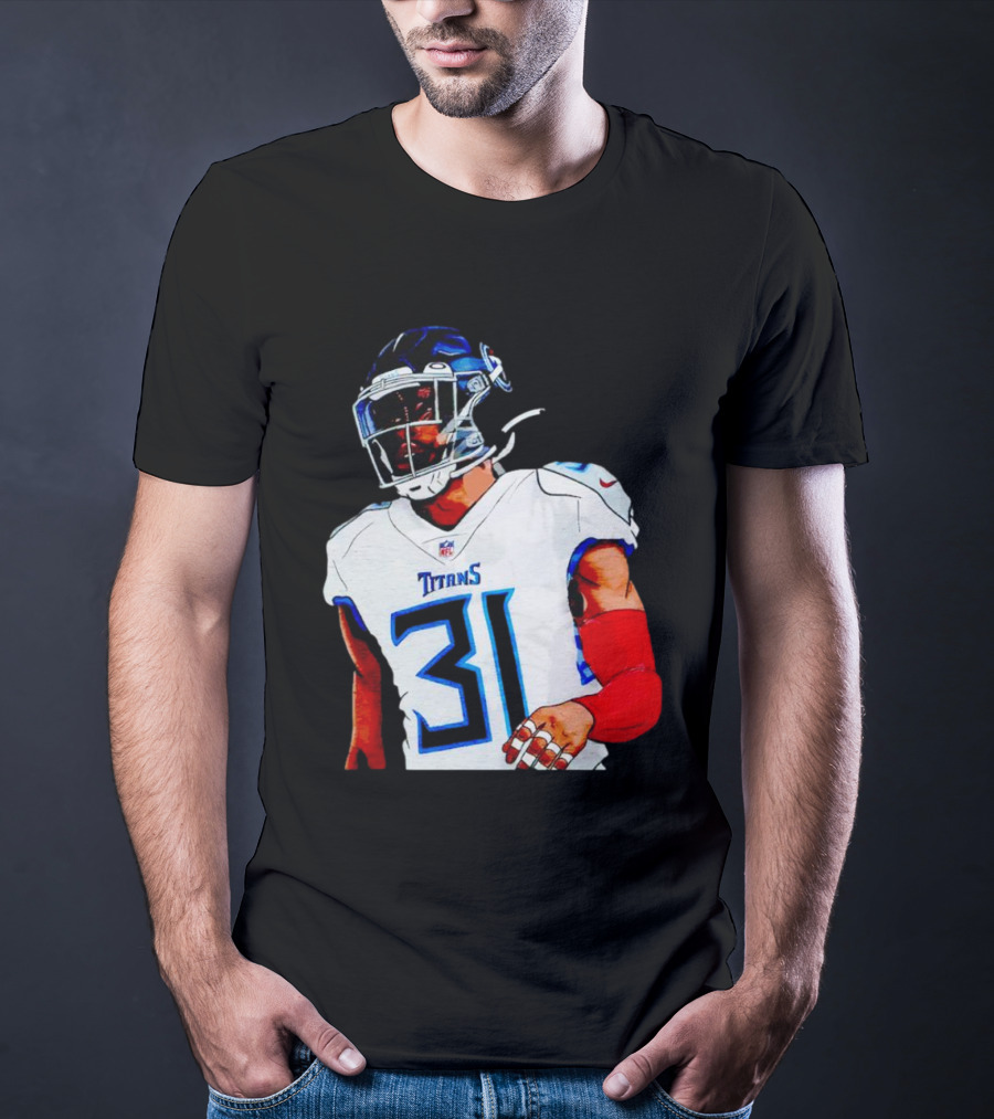 Kevin Byard Tennessee Titans 31 Cartoon NFL Player T-Shirt