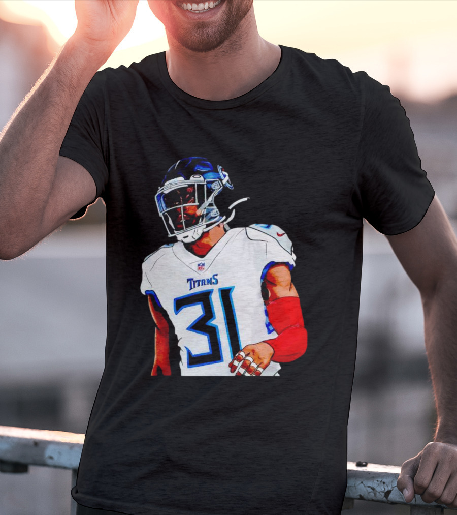 Kevin Byard Tennessee Titans 31 Cartoon NFL Player T-Shirt