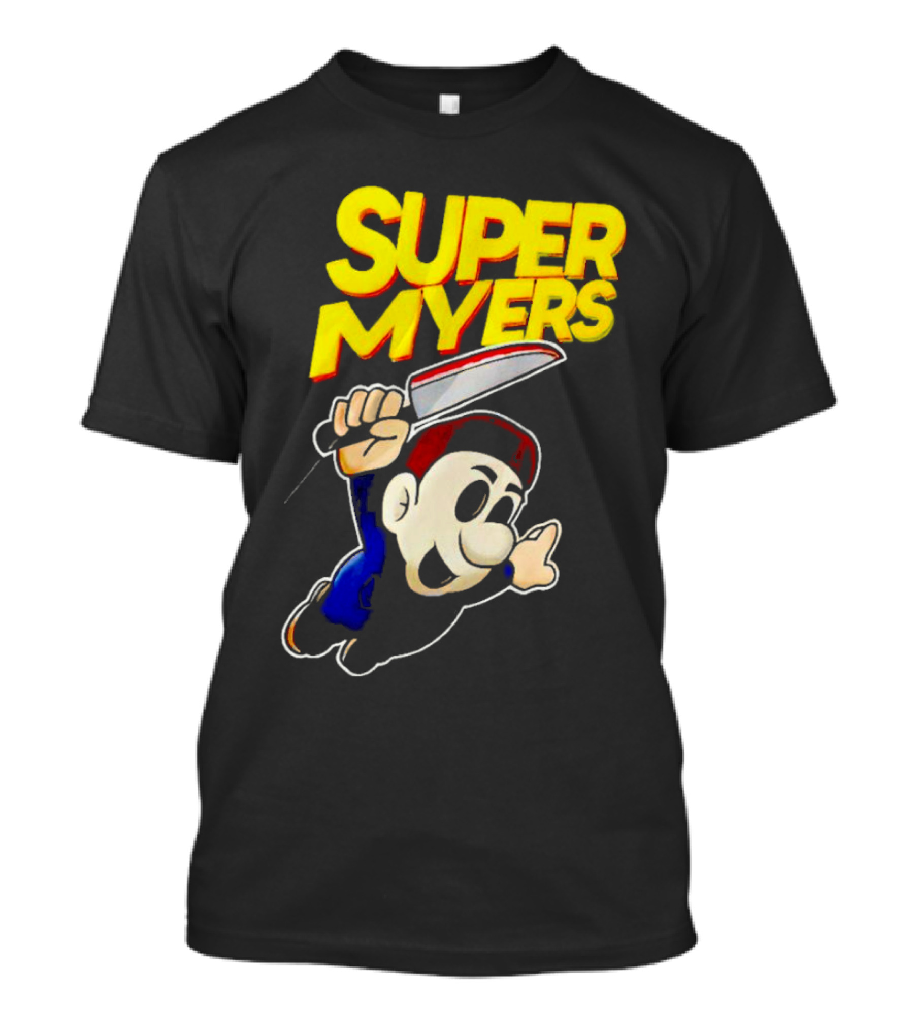 Super Myers Halloween Mario T-Shirt