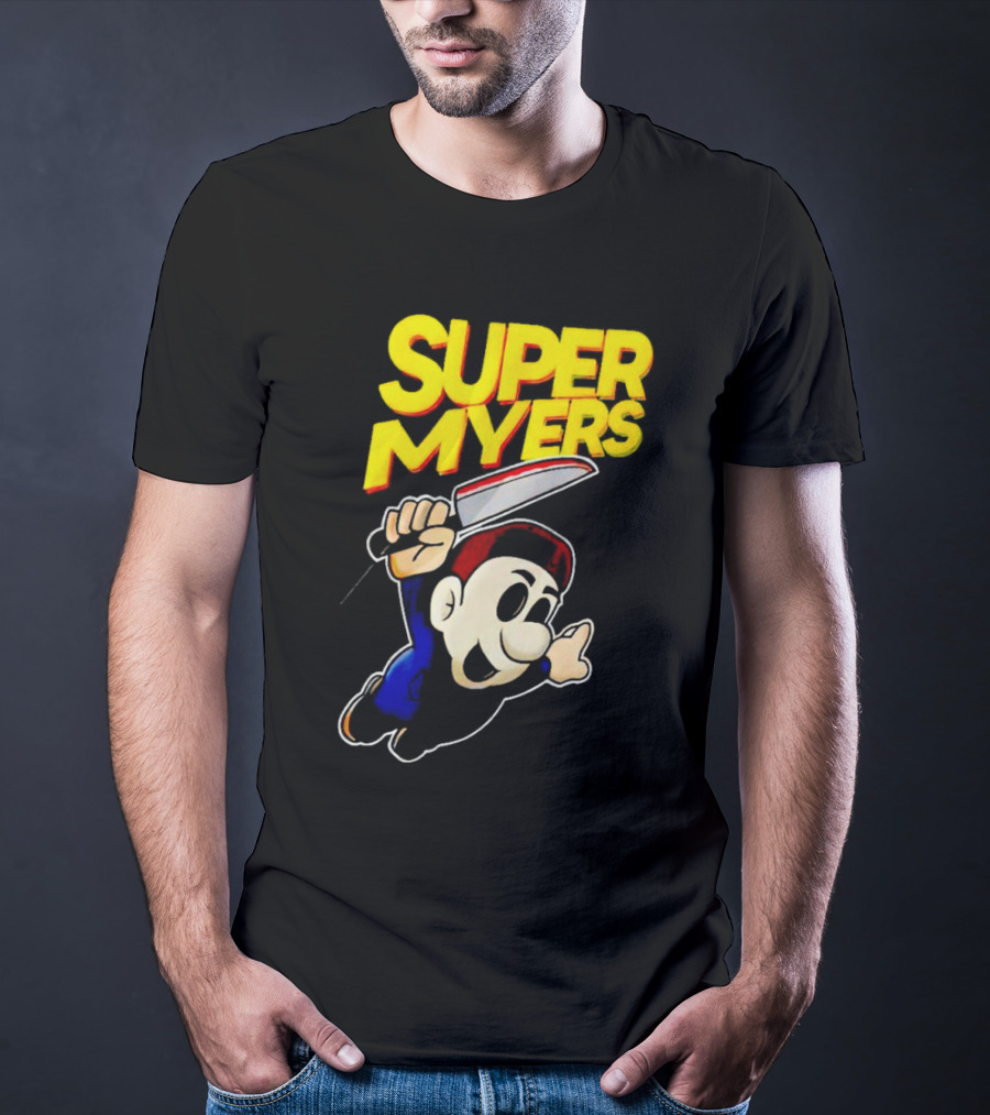 Super Myers Halloween Mario T-Shirt